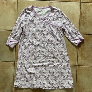 Garnet Hill Asian Wrap Nightgown XL NWOT